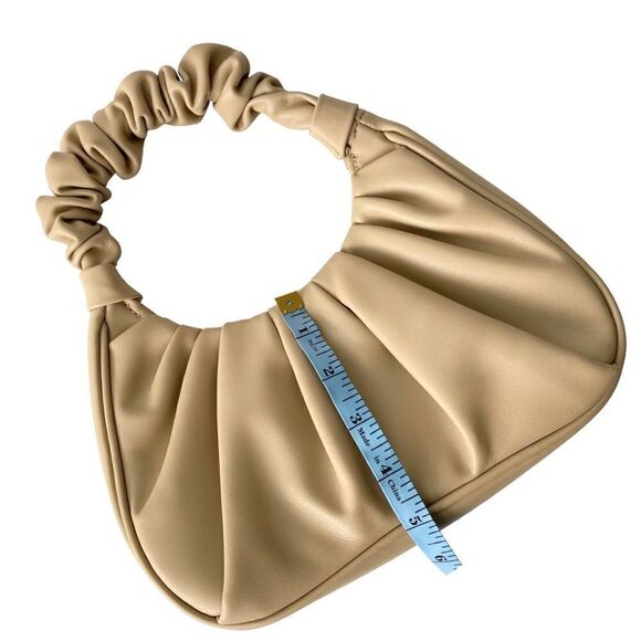 NEW Vintage Vibe Y2K Scrunchie Shoulder Bag Urban Khaki in One Size - Picture 8 of 8